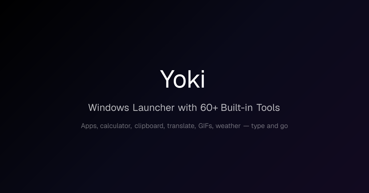 yoki.run